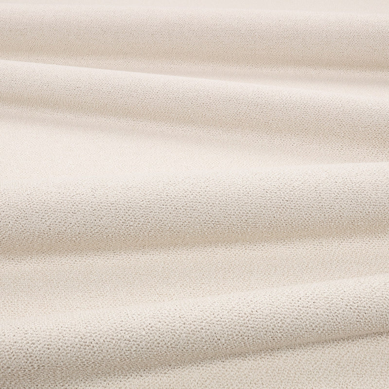 Relief FR Parchment Ornate Drapery Fabric by Kirkby Design — draped