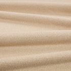 Relief FR Jute Ornate Drapery Fabric by Kirkby Design — draped