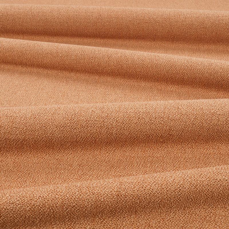 Relief FR Sweet Potato Ornate Drapery Fabric by Kirkby Design — draped