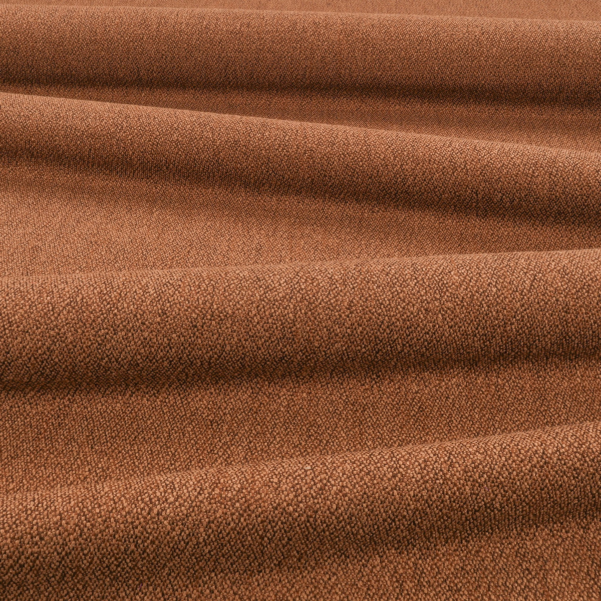 Relief FR Nutmeg Ornate Drapery Fabric by Kirkby Design — draped