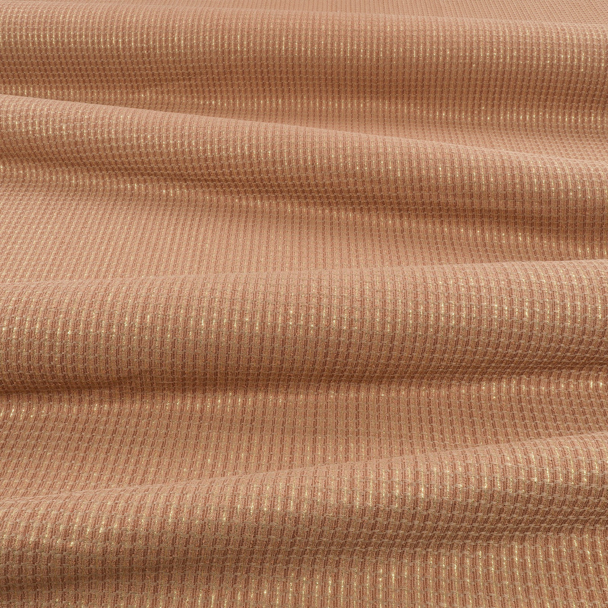 Curio Drape FR Patina Ornate Drapery Fabric by Kirkby Design — draped
