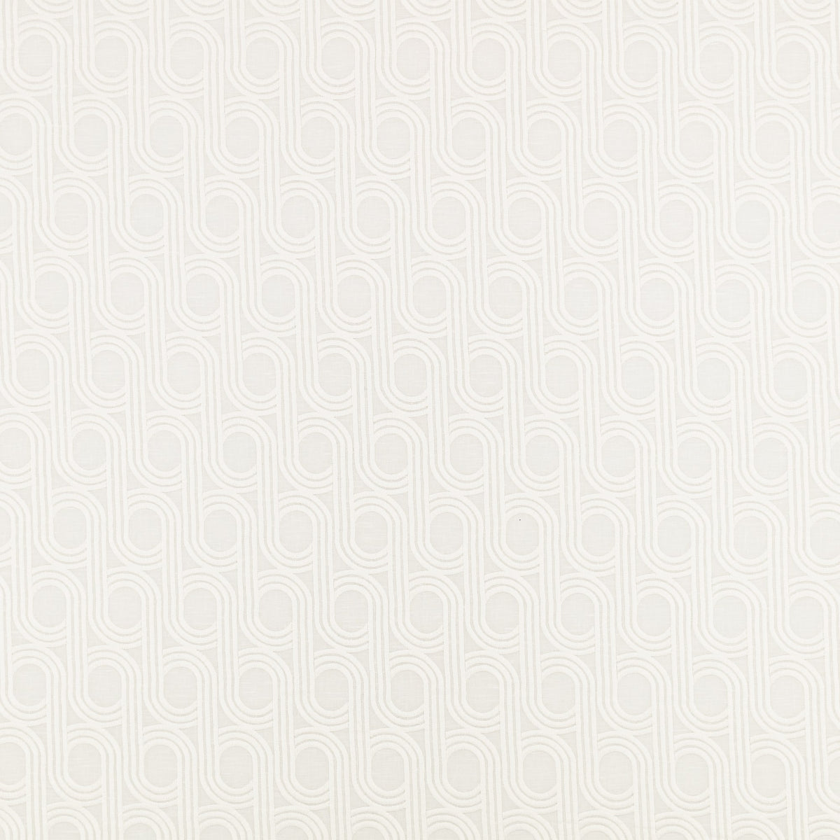 Cornice Drape FR Porcelain Ornate Drapery Fabric by Kirkby Design — flat