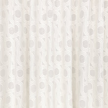Cornice Drape FR Porcelain Ornate Drapery Fabric by Kirkby Design — draped