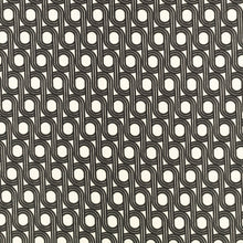 Cornice Drape FR Monochrome Ornate Drapery Fabric by Kirkby Design — flat