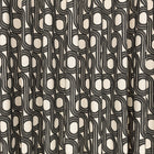 Cornice Drape FR Monochrome Ornate Drapery Fabric by Kirkby Design — draped