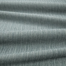 Streamline Drape FR Kingfisher Ornate Drapery Fabric by Kirkby Design — draped