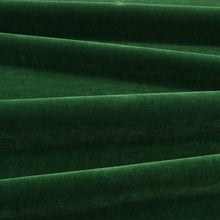 Fuzzy FR Crib 5 Evergreen Fabric by Kirkby Design — draped