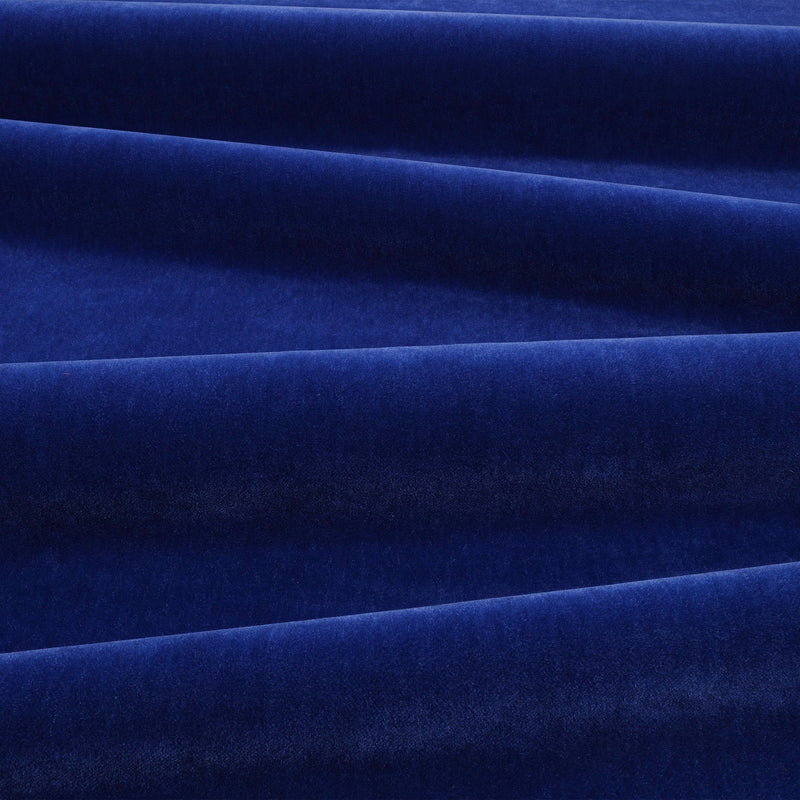 Fuzzy FR Crib 5 Cobalt Fabric by Kirkby Design — draped