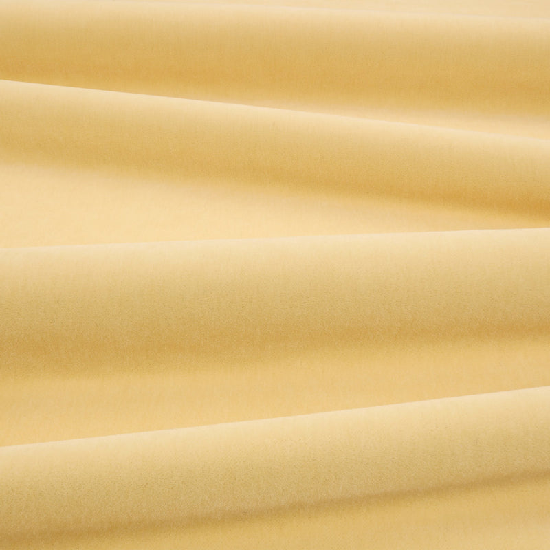 Fuzzy FR Crib 5 Sherbet Fabric by Kirkby Design — draped