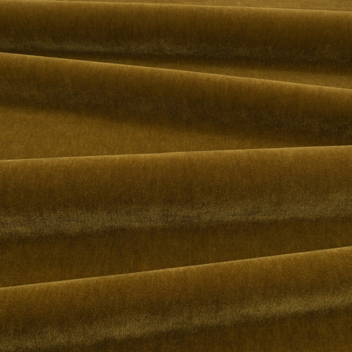 Fuzzy FR Crib 5 Kelp Fabric by Kirkby Design — draped