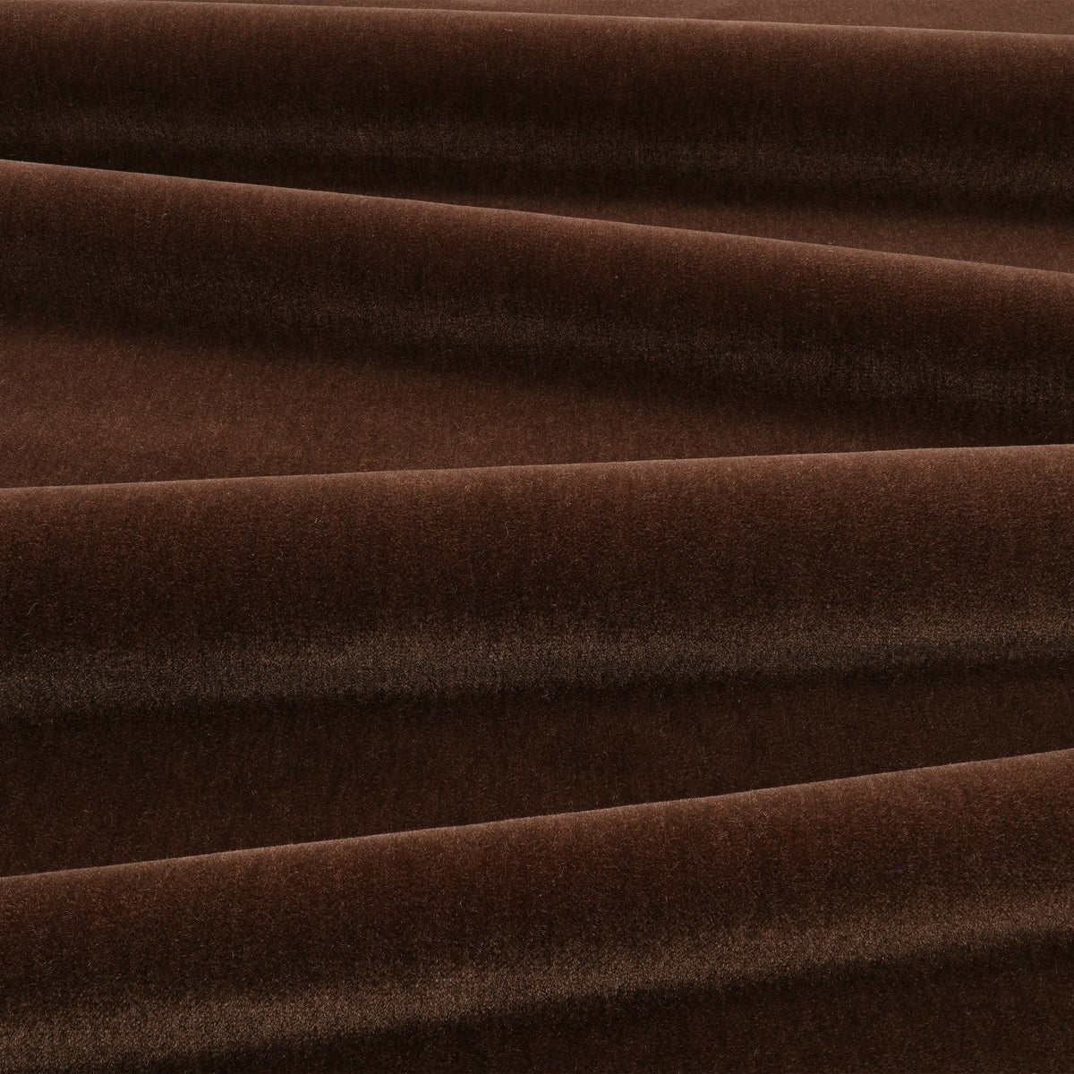 Fuzzy FR Crib 5 Ganache Fabric by Kirkby Design — draped