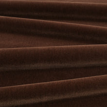 Fuzzy FR Crib 5 Ganache Fabric by Kirkby Design — draped