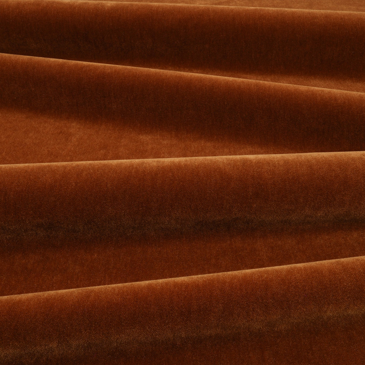 Fuzzy FR Crib 5 Clove Fabric by Kirkby Design — draped