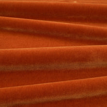 Fuzzy FR Crib 5 Cinnamon Fabric by Kirkby Design — draped