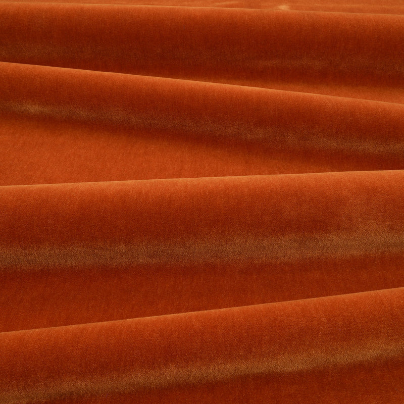 Fuzzy FR Crib 5 Cinnamon Fabric by Kirkby Design — draped
