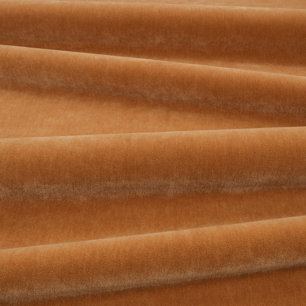 Fuzzy FR Crib 5 Sweet Potato Fabric by Kirkby Design — draped