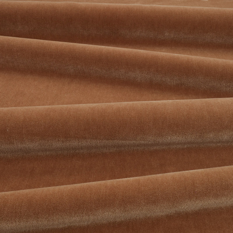 Fuzzy FR Crib 5 Amaretto Fabric by Kirkby Design — draped