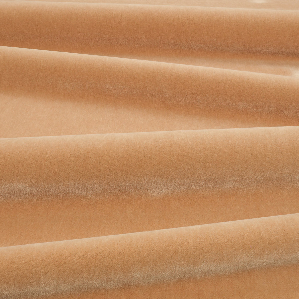 Fuzzy FR Crib 5 Chai Fabric by Kirkby Design — draped