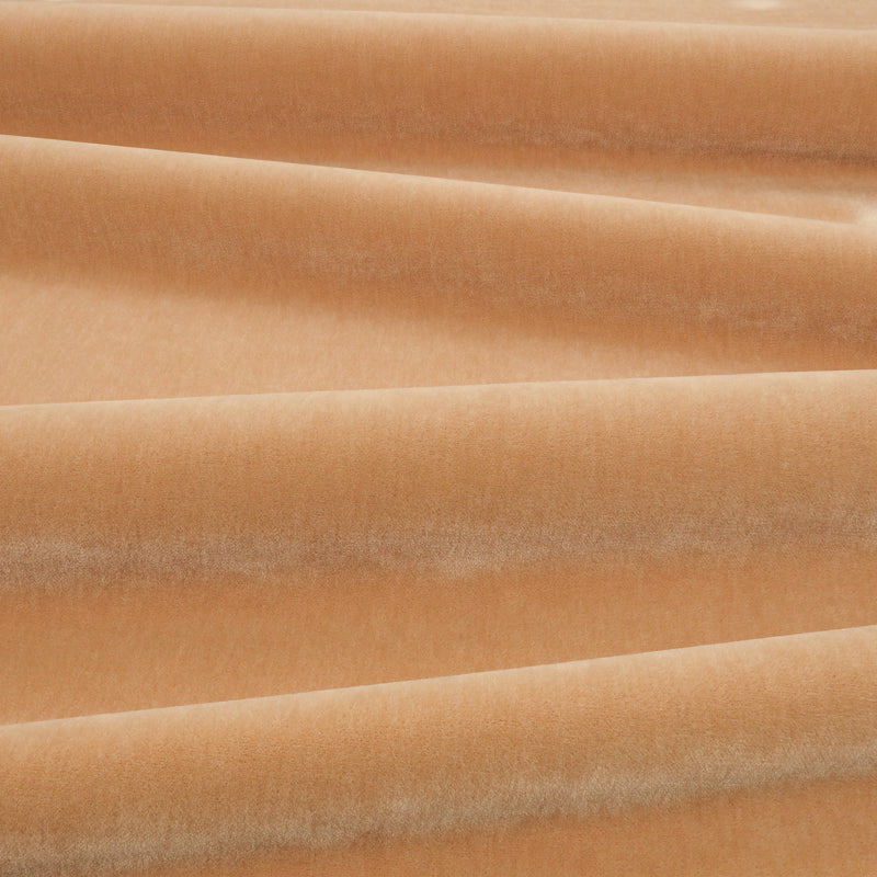 Fuzzy FR Crib 5 Chai Fabric by Kirkby Design — draped