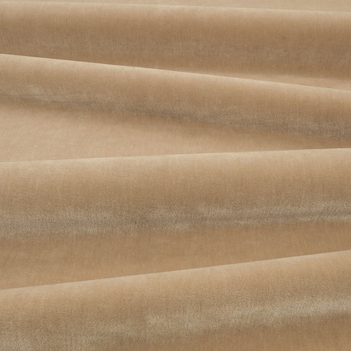 Fuzzy FR Crib 5 Flax Fabric by Kirkby Design — draped