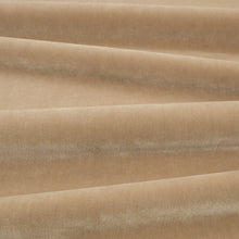 Fuzzy FR Crib 5 Flax Fabric by Kirkby Design — draped