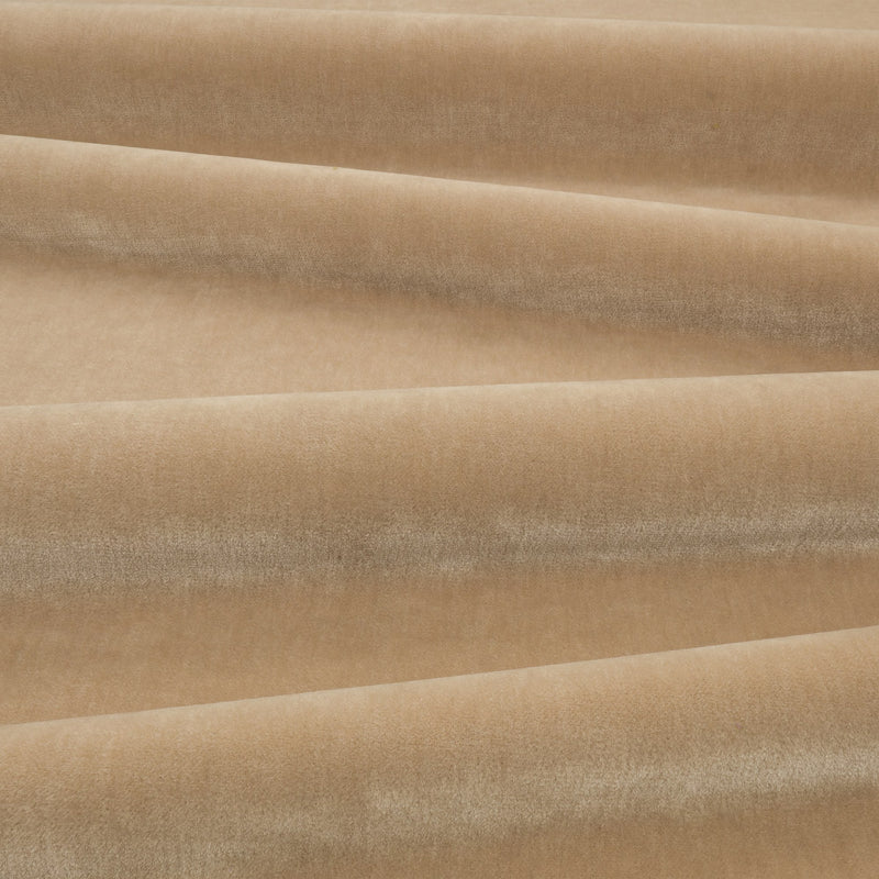 Fuzzy FR Crib 5 Flax Fabric by Kirkby Design — draped