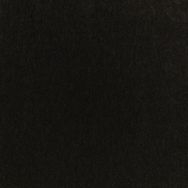 Fuzzy FR Crib 5 Jet Black Fabric by Kirkby Design — flat