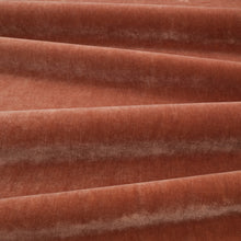 Fuzzy FR Crib 5 Cassis Fabric by Kirkby Design — draped