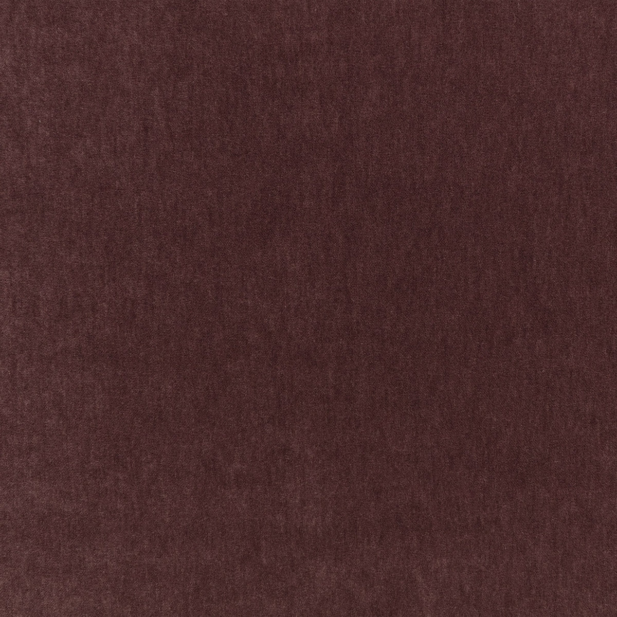 Fuzzy FR Crib 5 Aubergine Fabric by Kirkby Design — flat