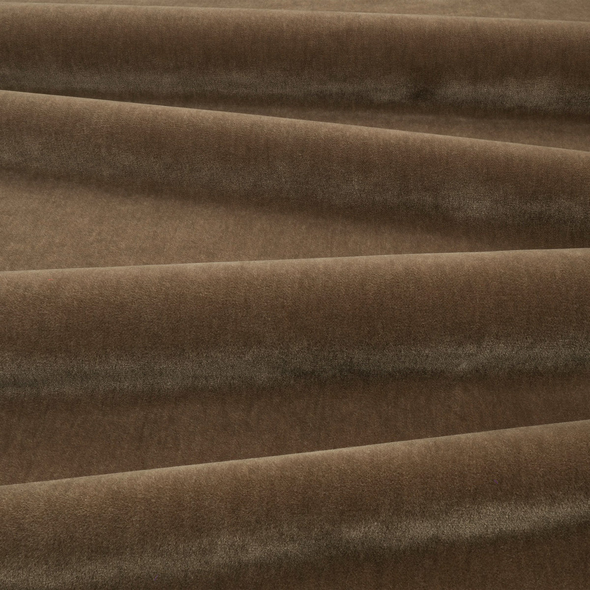 Fuzzy FR Crib 5 Cacao Fabric by Kirkby Design — draped