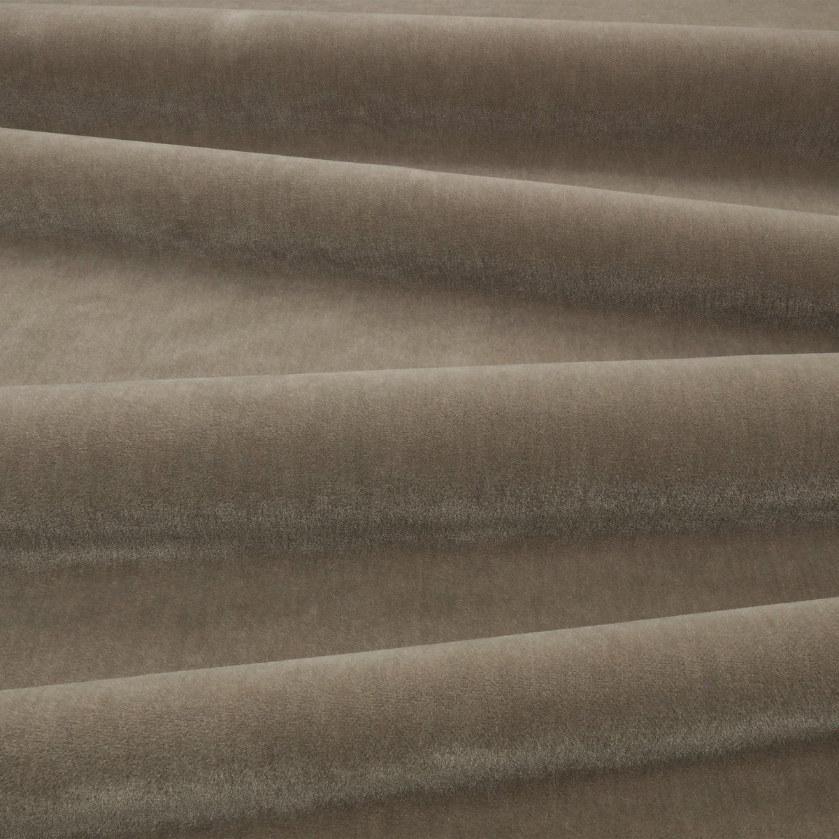 Fuzzy FR Crib 5 Aluminium Fabric by Kirkby Design — draped
