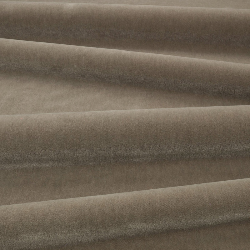 Fuzzy FR Crib 5 Aluminium Fabric by Kirkby Design — draped