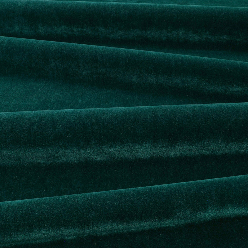 Fuzzy FR Crib 5 Deep Teal Fabric by Kirkby Design — draped