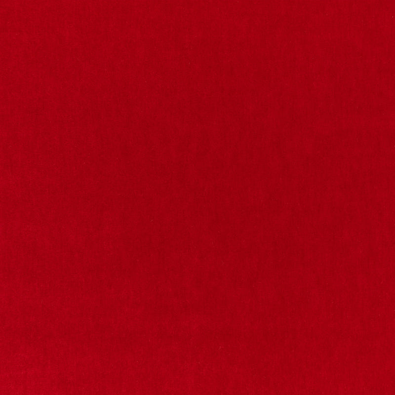 Fuzzy FR Crib 5 Electric Red Fabric by Kirkby Design — flat