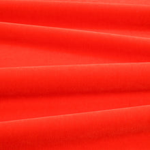 Fuzzy FR Crib 5 Kirkby Red Fabric by Kirkby Design — draped