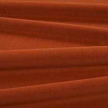 Smooth IV Burnt Orange Fabric by Kirkby Design — draped