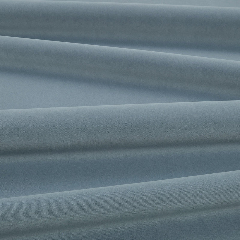 Smooth IV Wedgewood Fabric by Kirkby Design — draped