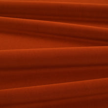 Smooth IV Red Oxide Fabric by Kirkby Design — draped