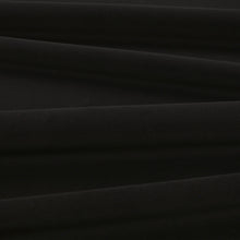 Smooth IV Jet Black Fabric by Kirkby Design — draped