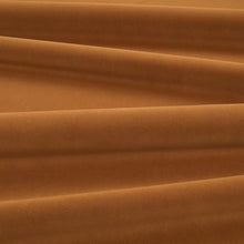 Smooth IV Gingerbread Fabric by Kirkby Design — draped