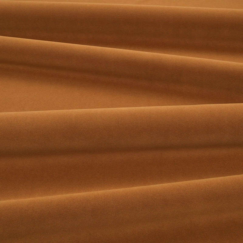 Smooth IV Gingerbread Fabric by Kirkby Design — draped