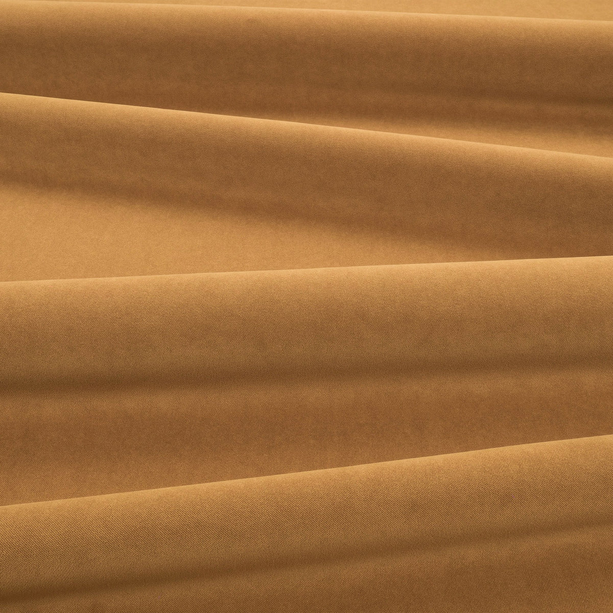 Smooth IV Ochre Fabric by Kirkby Design — draped