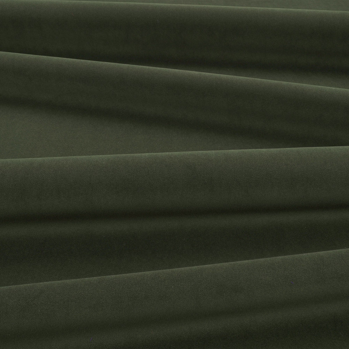 Smooth IV Pine Green Fabric by Kirkby Design — draped