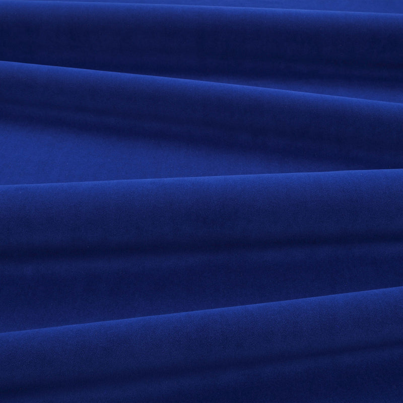 Smooth IV Cobalt Fabric by Kirkby Design — draped