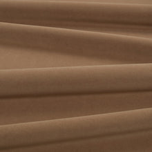 Smooth IV Truffle Fabric by Kirkby Design — draped