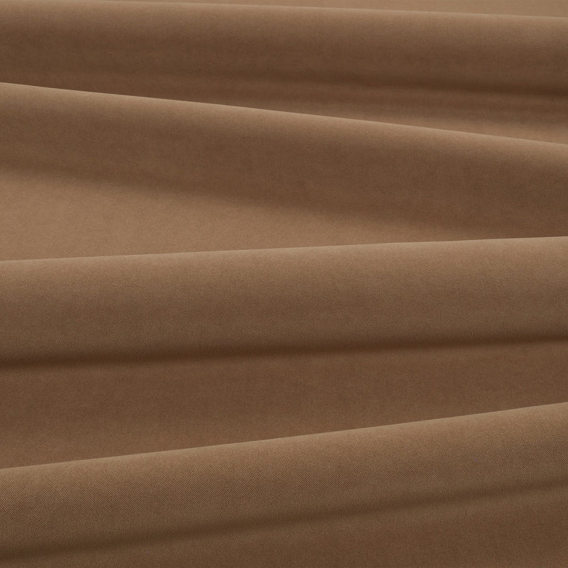 Smooth IV Truffle Fabric by Kirkby Design — draped