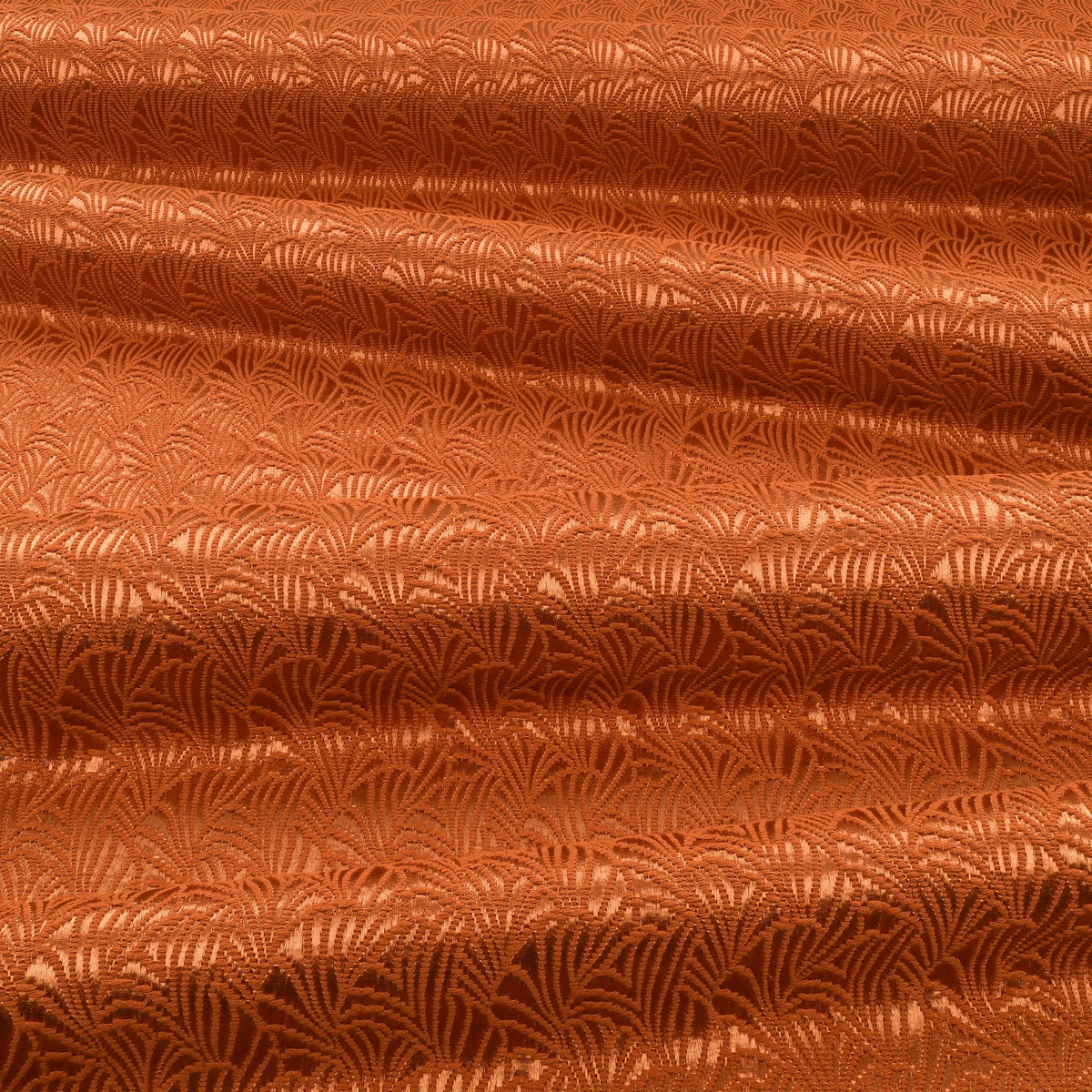 Lunette Mars Ornate Fabric by Kirkby Design — draped