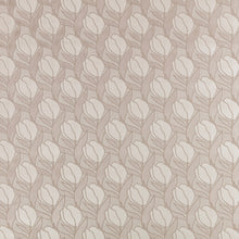 Arabesque FR Crib 5 Parchment Ornate Fabric by Kirkby Design — flat