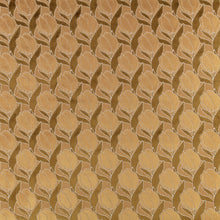 Arabesque FR Crib 5 Harvest Gold Ornate Fabric by Kirkby Design — flat