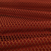 Ornate FR Crib 5 Theatre Fabric by Kirkby Design — draped